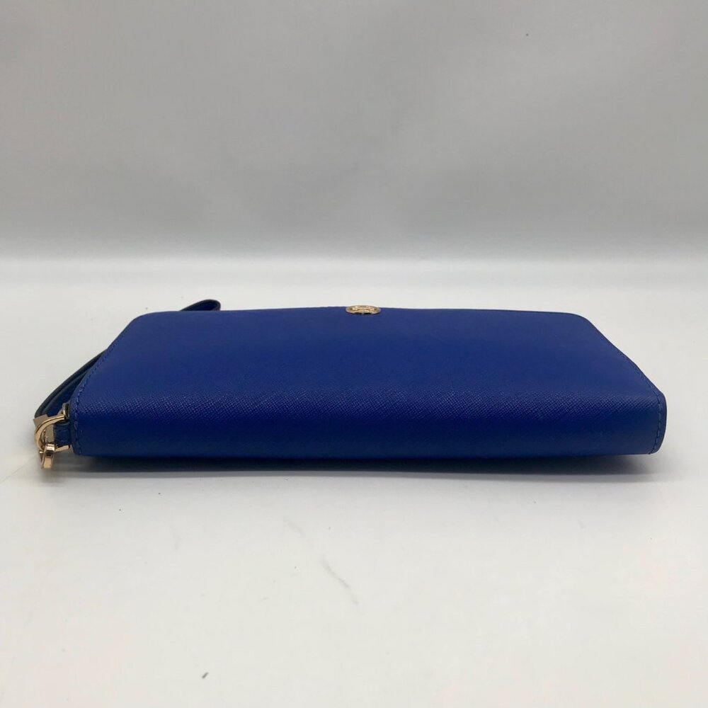 Tory Burch Royal Blue Robinson Continental Wallet - Picture 5 of 10